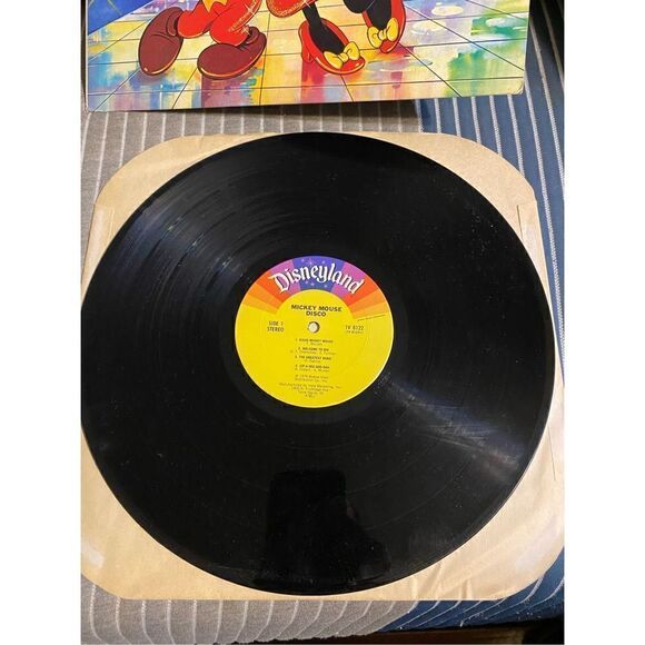 Vintage Disney Mickey Mouse Disco Vinyl - Picture 4 of 4